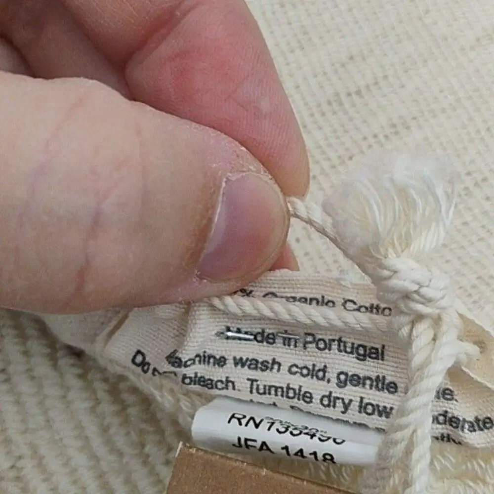 Coyuchi Alder Organic Cotton Single Hand Towel 20x30